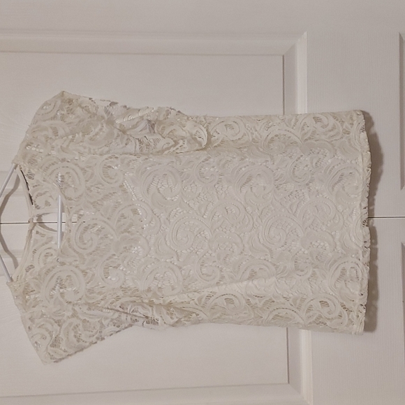 White lacy top - Picture 1 of 2